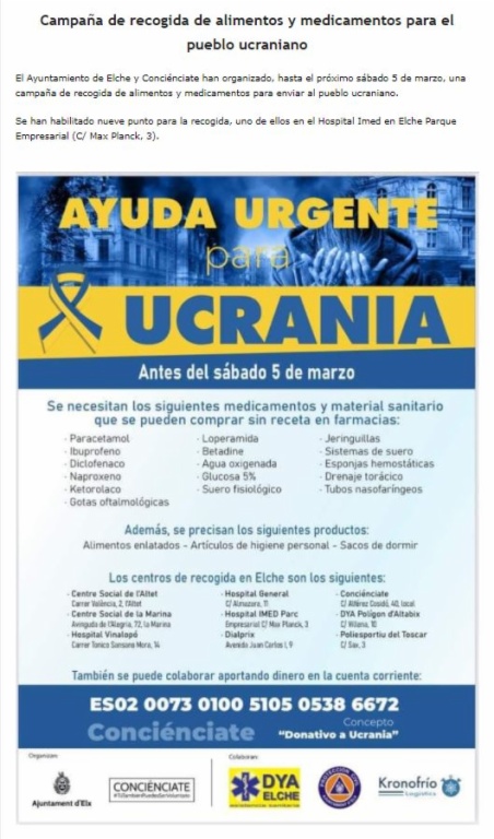 Todos Somos Ucrania. C3 SystemS Solidaria