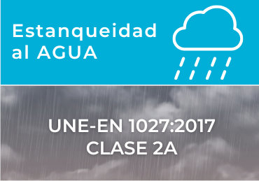 ensayo de resistencia al agua en cerramientos abatibles SeeGlass