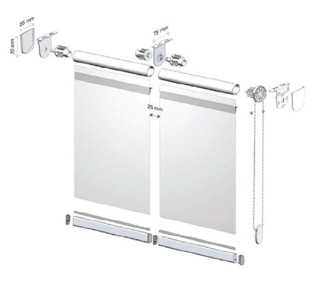 gráfico de configuración en isla de la pérgola Seesky