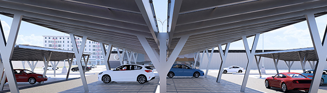 Carport solar fotovoltaico