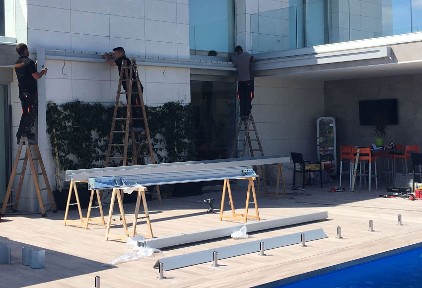 instalacion de pergola