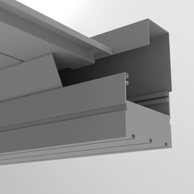 configuración duplex de techo autoportante