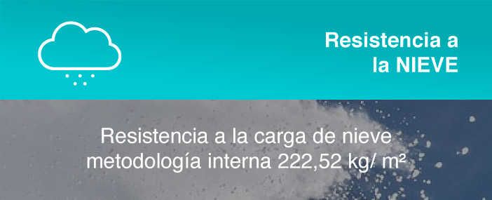 ensayo resistencia a la nieve