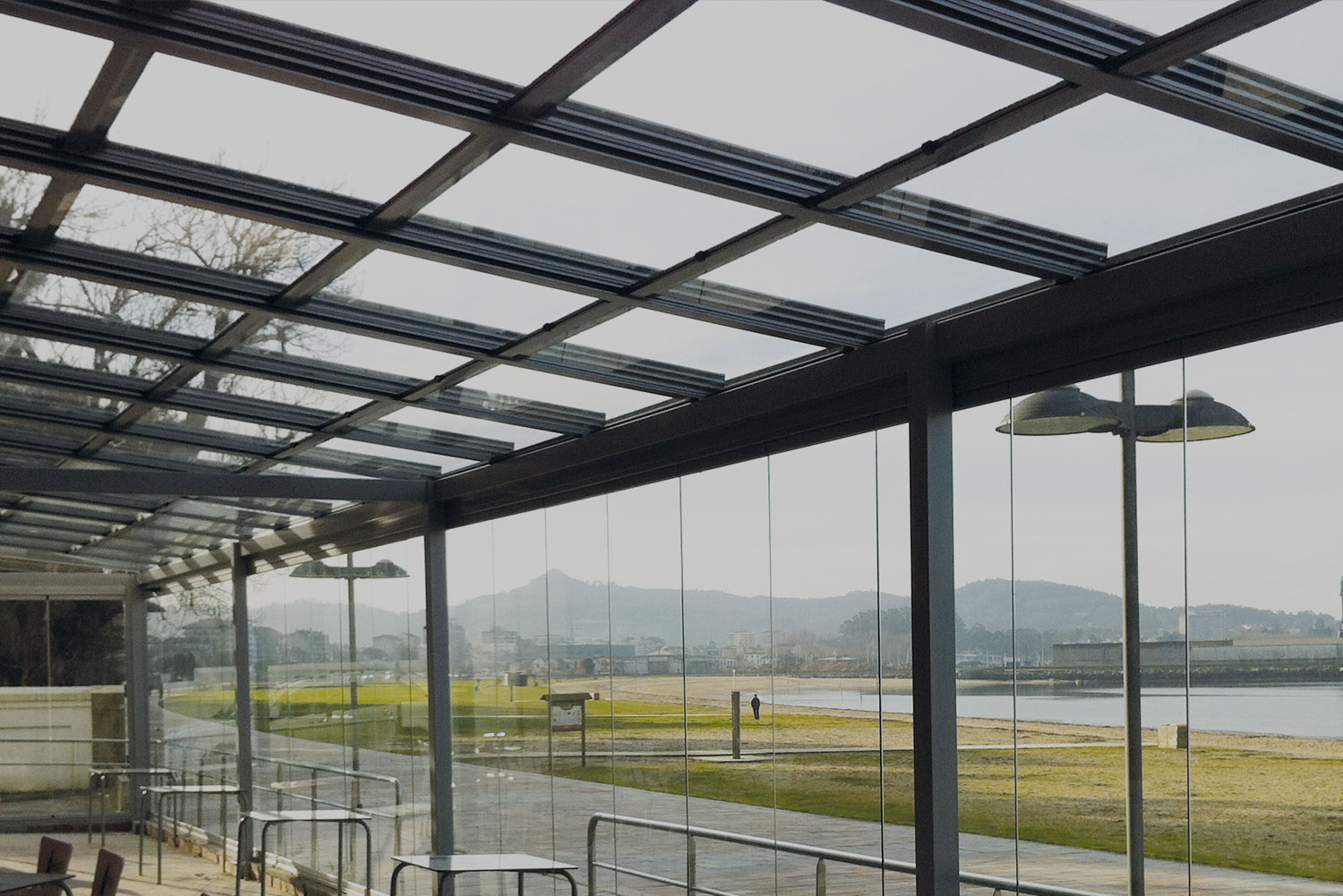 Cortinas de Cristal sin perfiles verticales